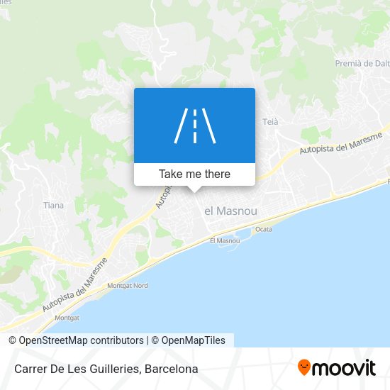 Carrer De Les Guilleries map