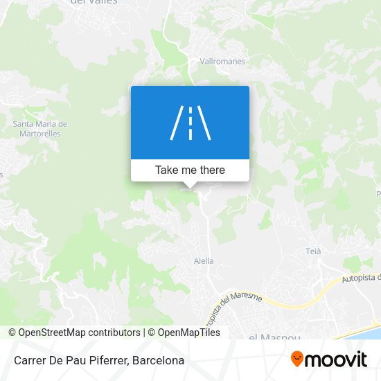 Carrer De Pau Piferrer map