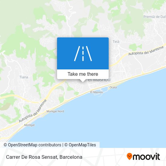 Carrer De Rosa Sensat map