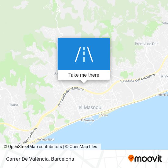 Carrer De València map