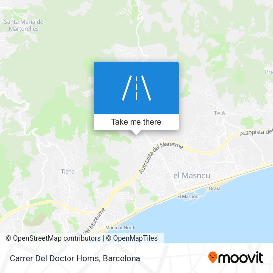 Carrer Del Doctor Homs map