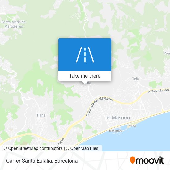 Carrer Santa Eulàlia map