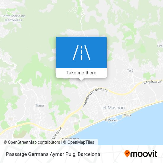Passatge Germans Aymar Puig map