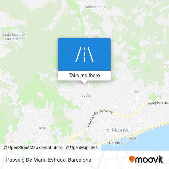 Passeig De Maria Estrada map