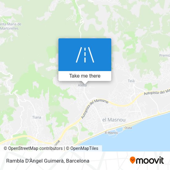 Rambla D'Àngel Guimerà map