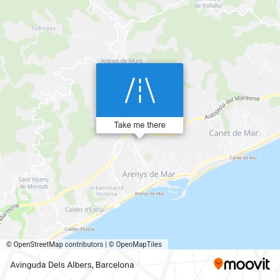 Avinguda Dels Albers map