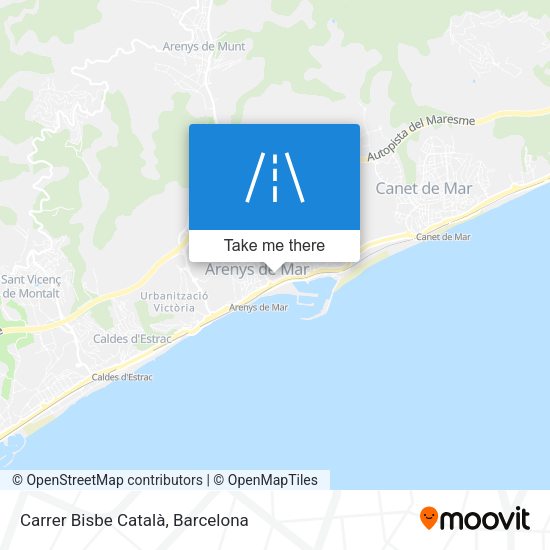 Carrer Bisbe Català map