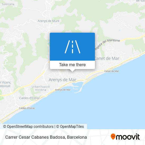 Carrer Cesar Cabanes Badosa map