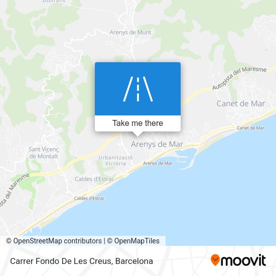 Carrer Fondo De Les Creus map
