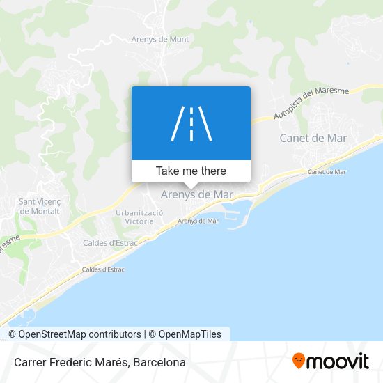 Carrer Frederic Marés map