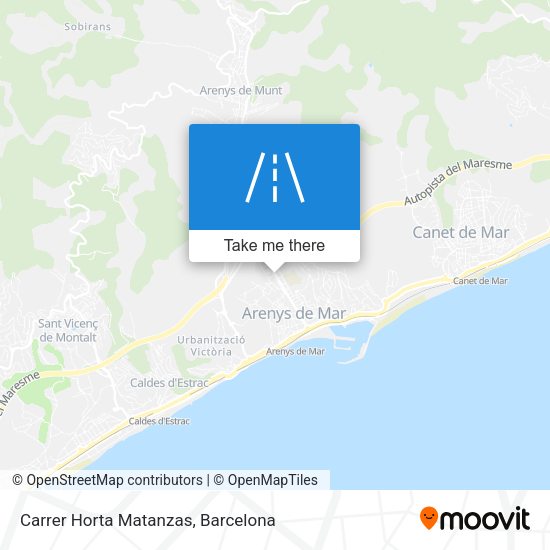 Carrer Horta Matanzas map