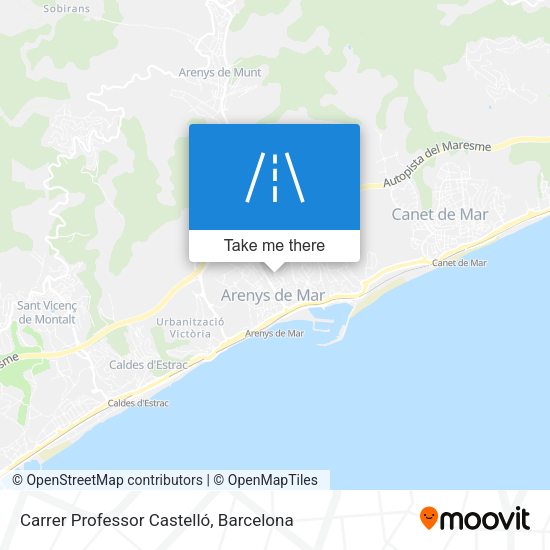 Carrer Professor Castelló map