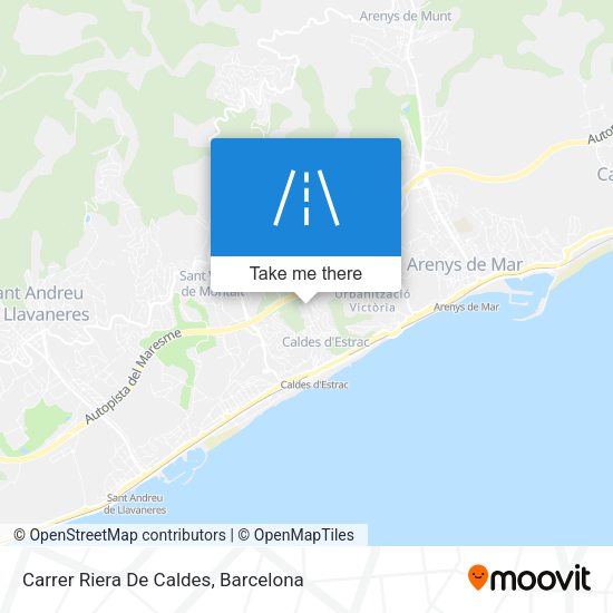 Carrer Riera De Caldes map