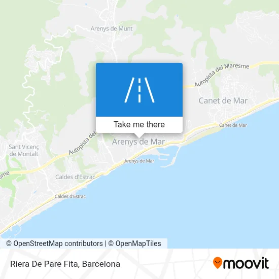 Riera De Pare Fita map