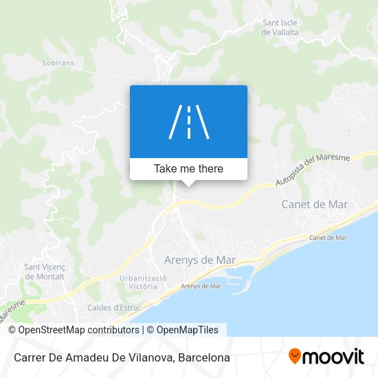 Carrer De Amadeu De Vilanova map
