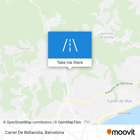 Carrer De Bellavista map