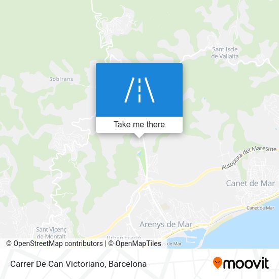 Carrer De Can Victoriano map