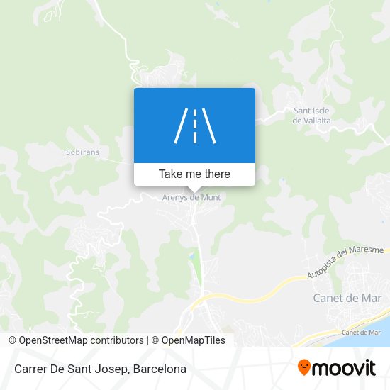 Carrer De Sant Josep map
