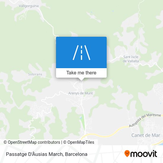 Passatge D'Àusias March map