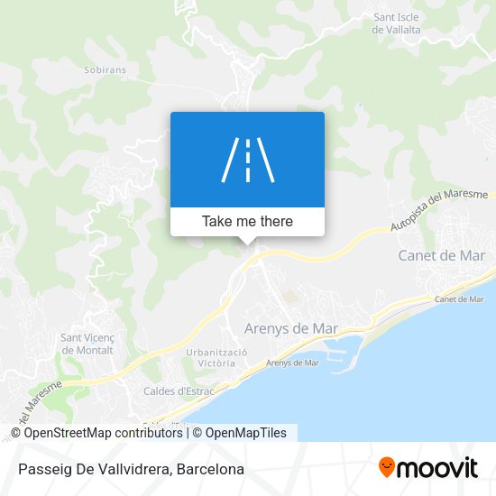 Passeig De Vallvidrera map