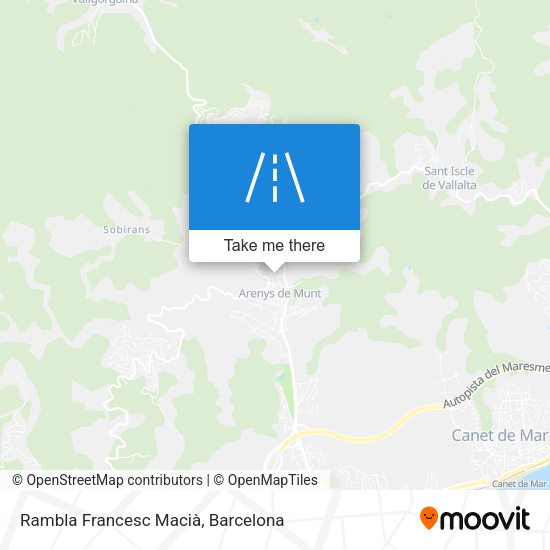 Rambla Francesc Macià map