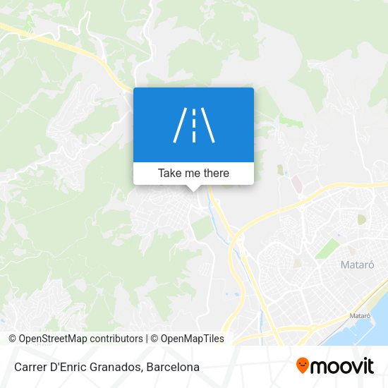 Carrer D'Enric Granados map