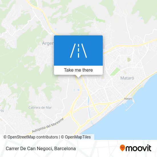 Carrer De Can Negoci map