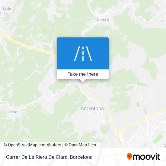 Carrer De La Riera De Clarà map