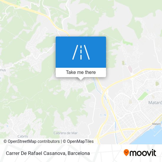Carrer De Rafael Casanova map