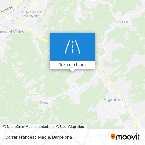 Carrer Francesc Macià map