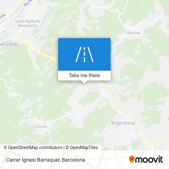 Carrer Ignasi Barraquer map