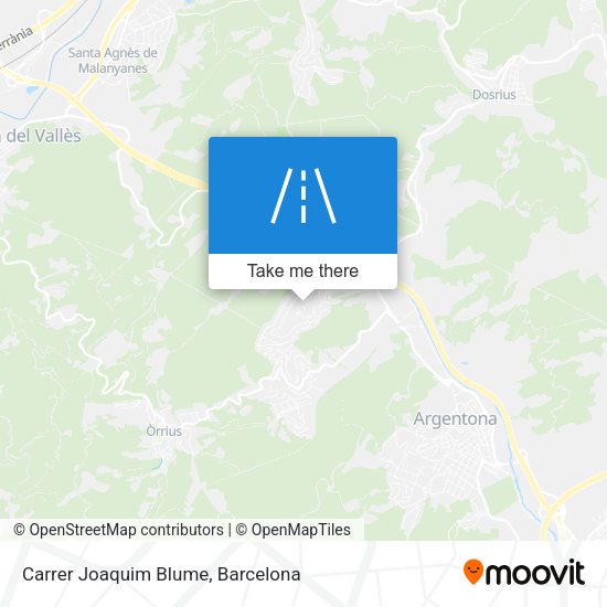 Carrer Joaquim Blume map