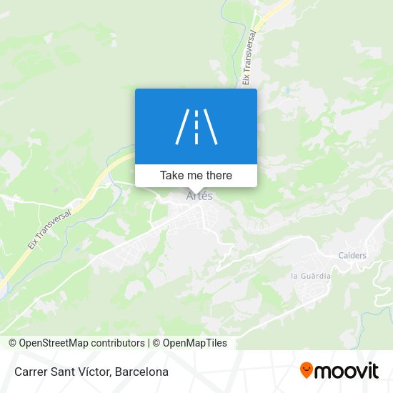 Carrer Sant Víctor map