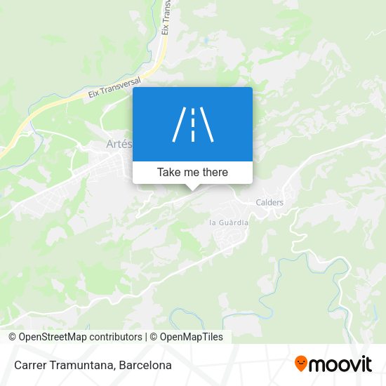 Carrer Tramuntana map