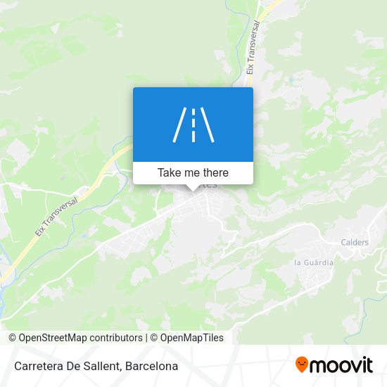Carretera De Sallent map