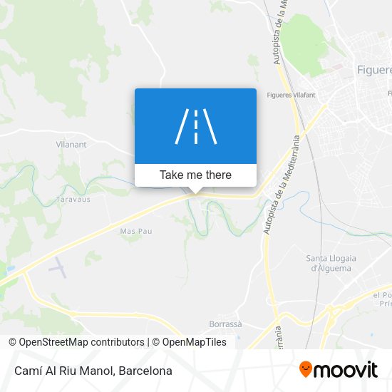 Camí Al Riu Manol map
