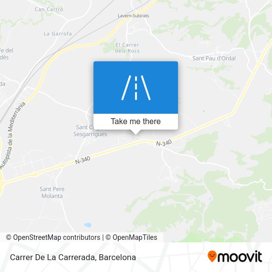 Carrer De La Carrerada map
