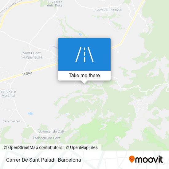 Carrer De Sant Paladí map