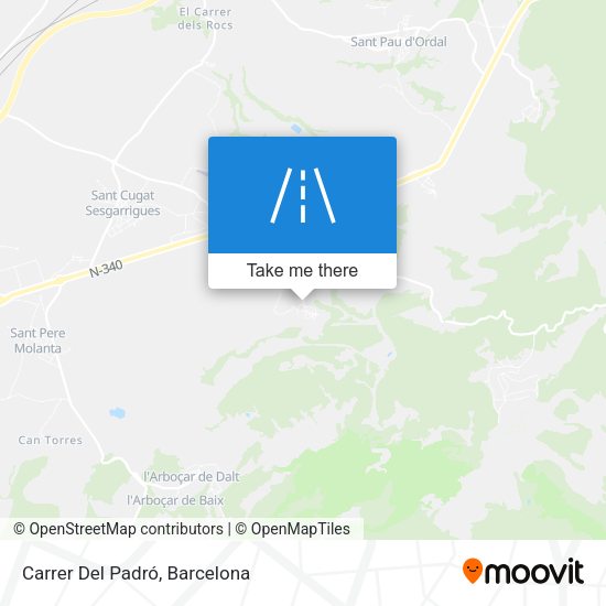 Carrer Del Padró map