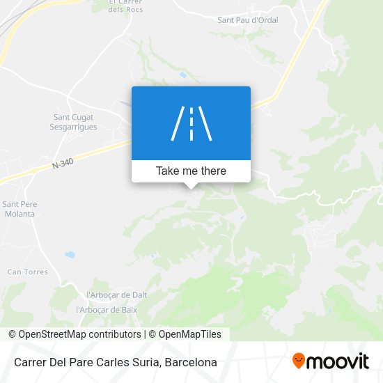 Carrer Del Pare Carles Suria map