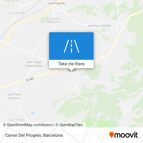 Carrer Del Progrés map