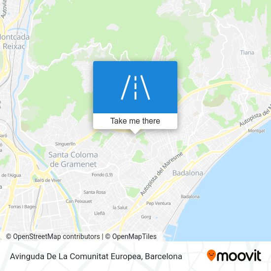 Avinguda De La Comunitat Europea map