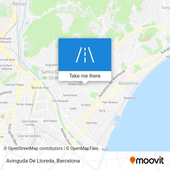 Avinguda De Lloreda map