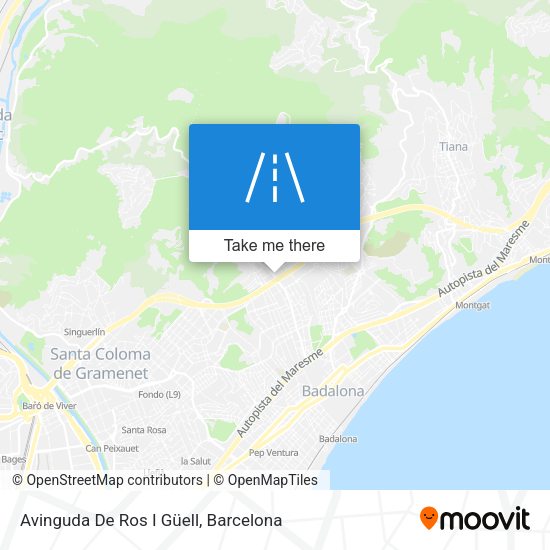 Avinguda De Ros I Güell map