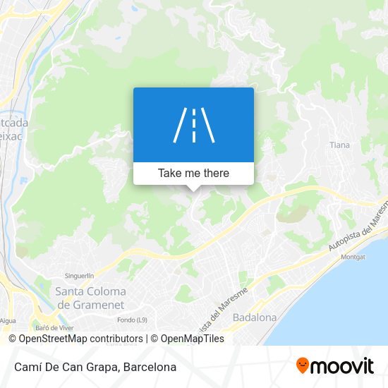 Camí De Can Grapa map