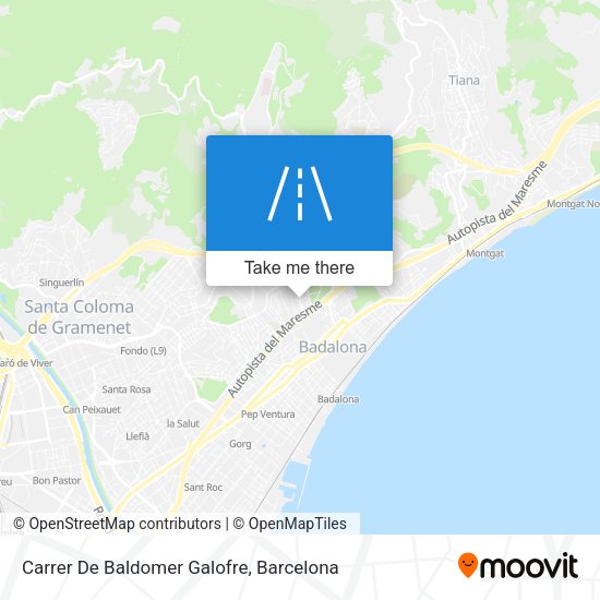 Carrer De Baldomer Galofre map