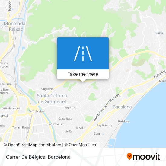 Carrer De Bèlgica map
