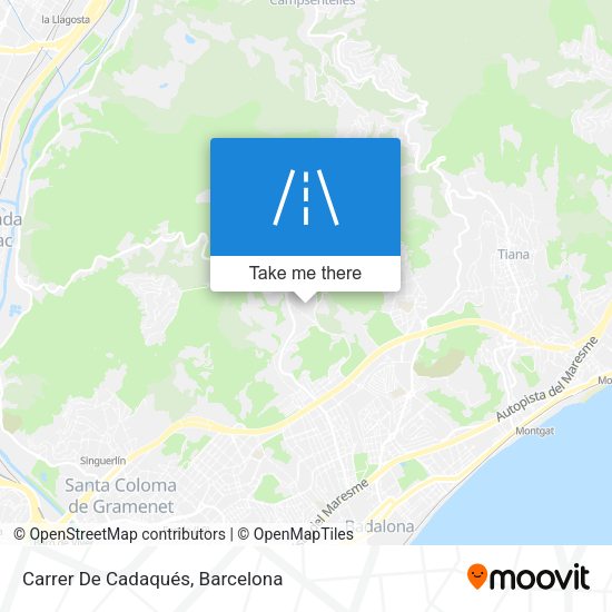 Carrer De Cadaqués map