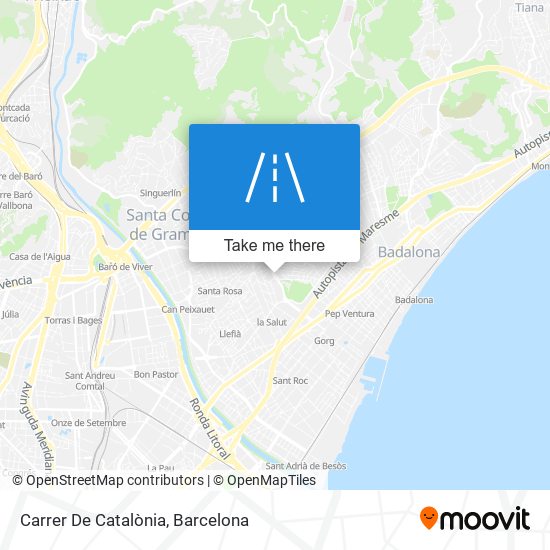 Carrer De Catalònia map