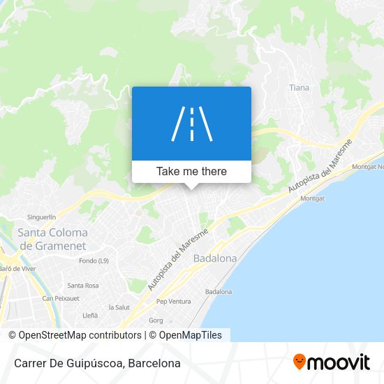 Carrer De Guipúscoa map